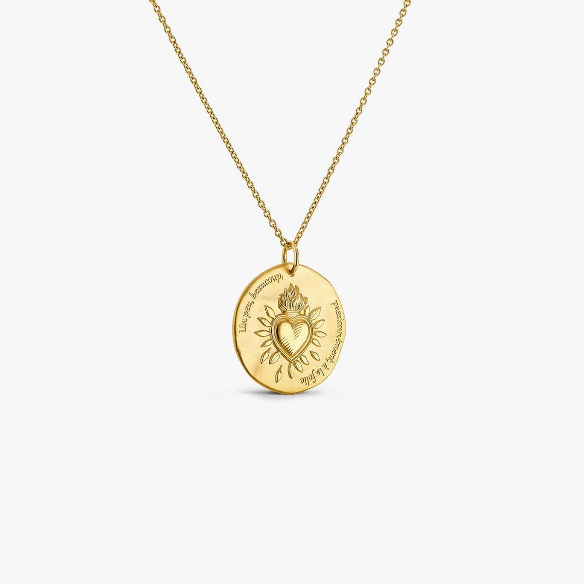 médaille cœur sacré, vermeil