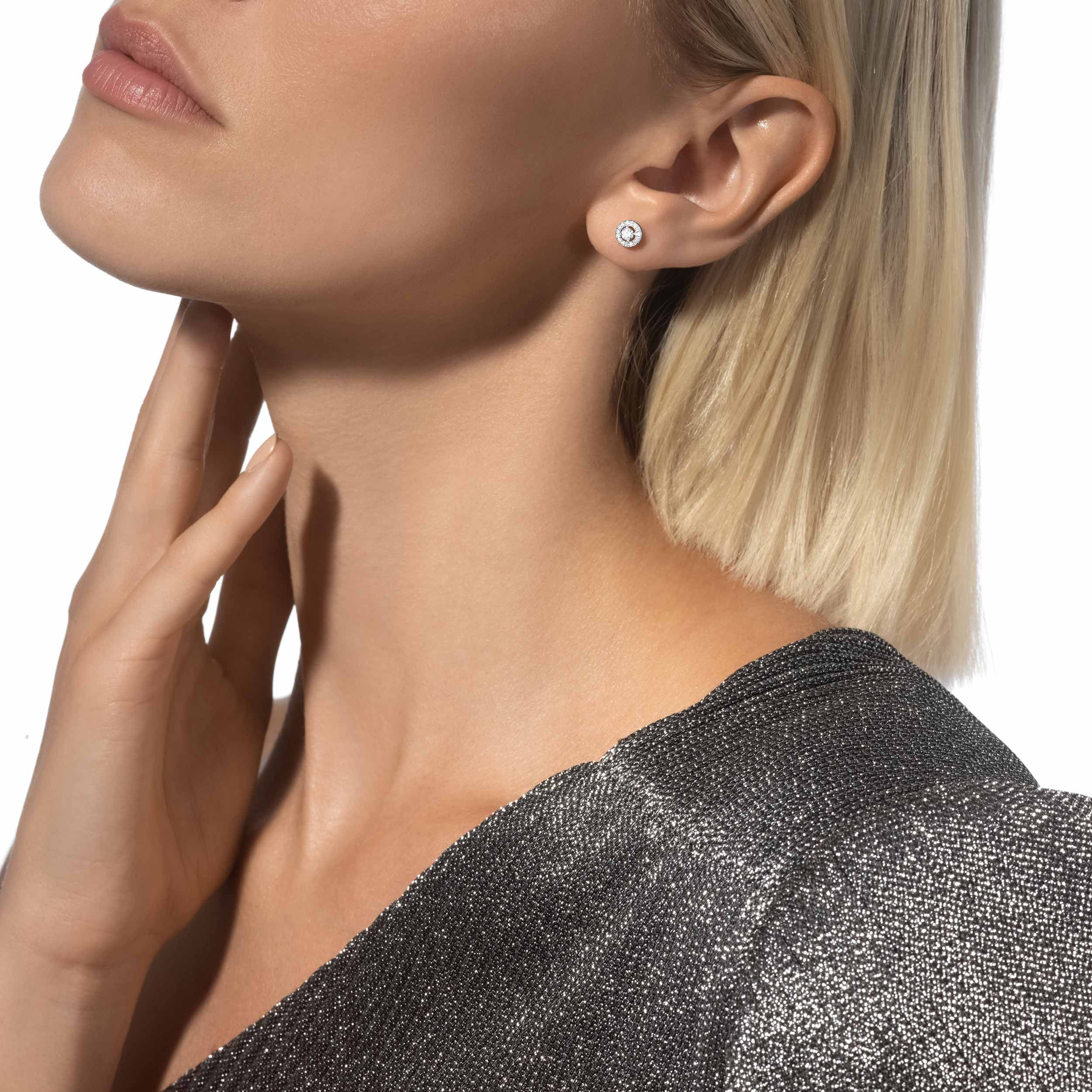 boucles d'oreilles joy diamants ronds pm