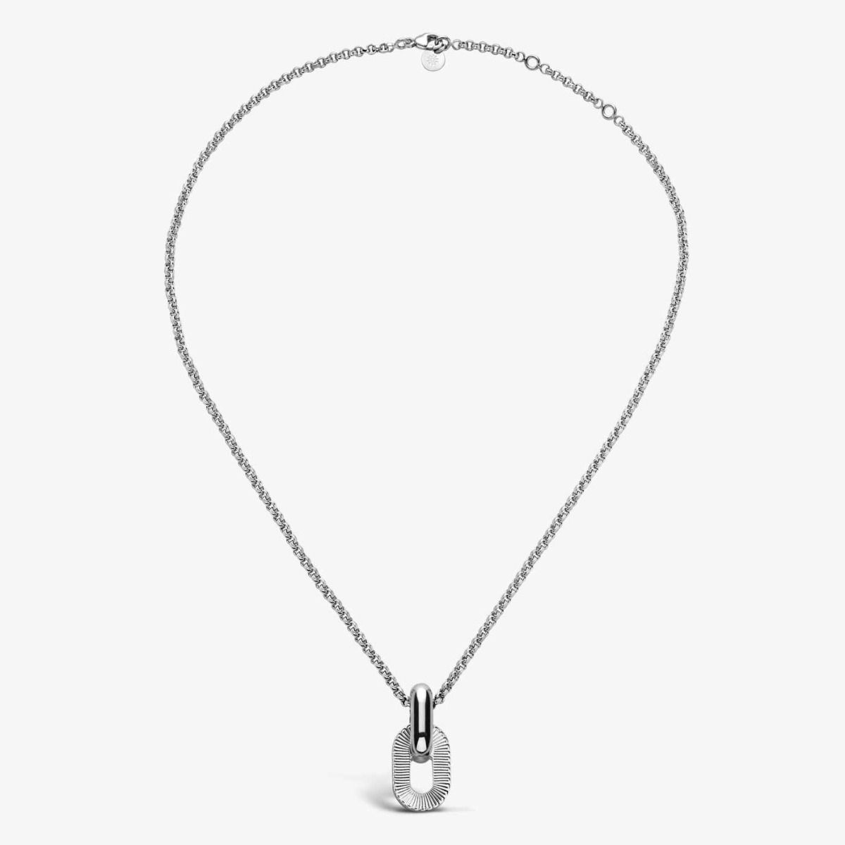 collier " ruban" chaîne jaseron argent