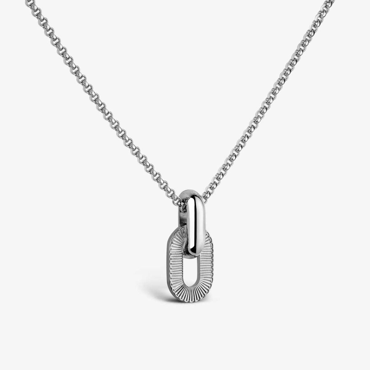 collier " ruban" chaîne jaseron argent