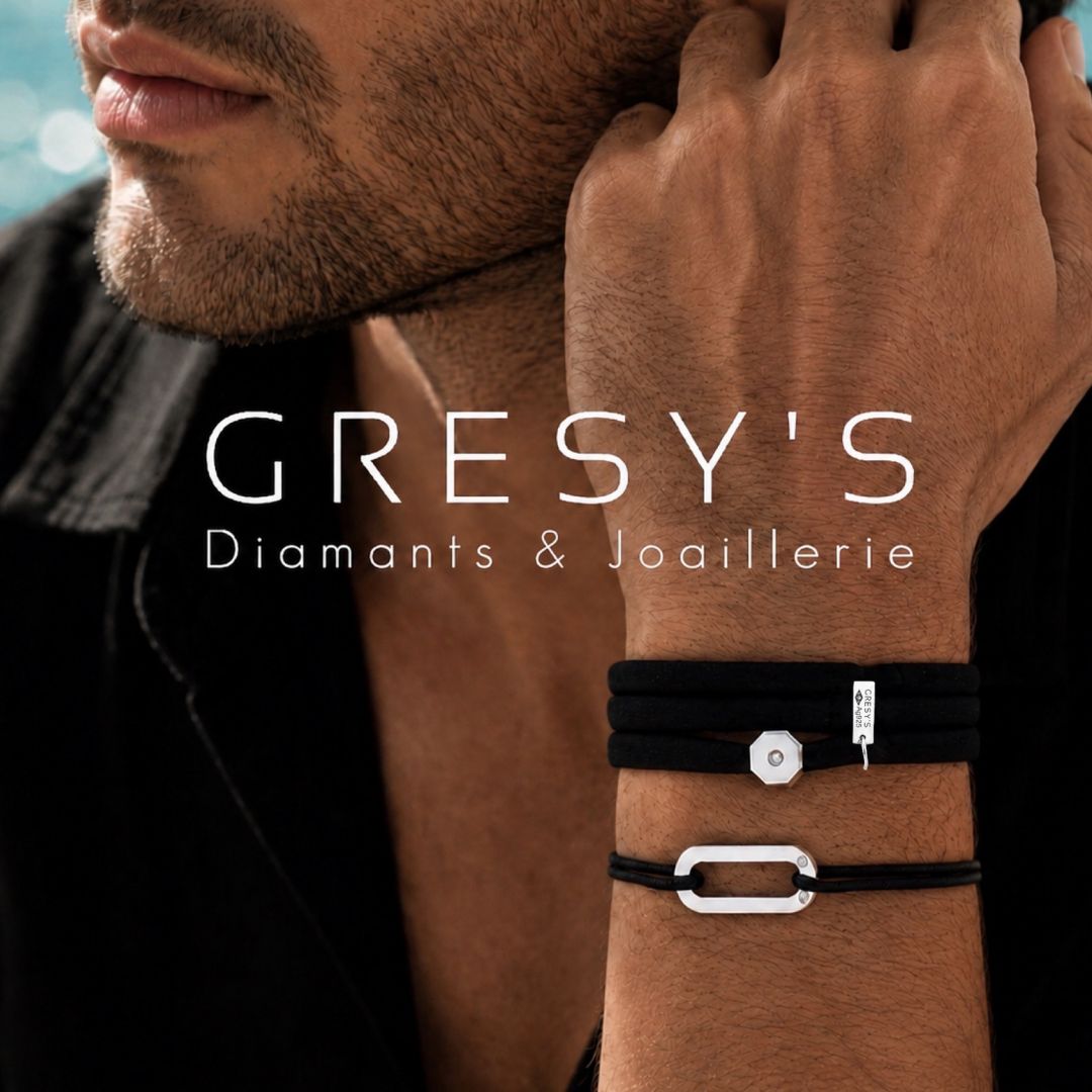 bracelet "sunny octogone" diamant, argent