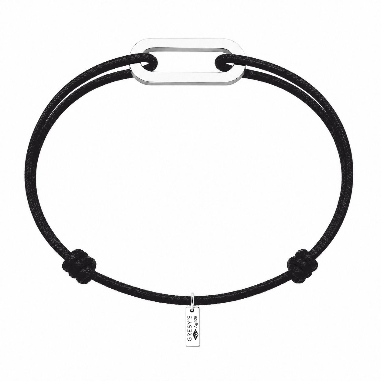 bracelet "le maillon" simple, argent
