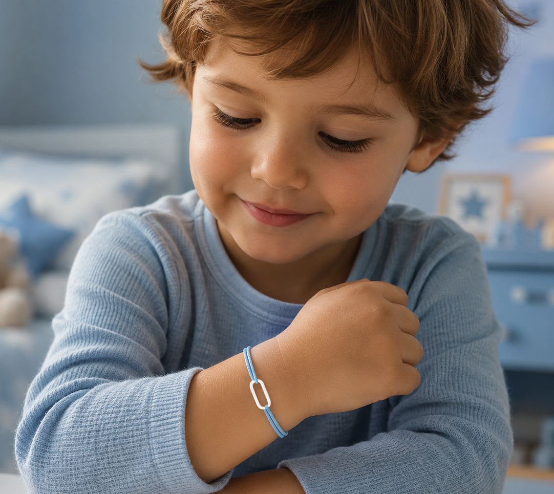 bracelet baby "maillon", argent