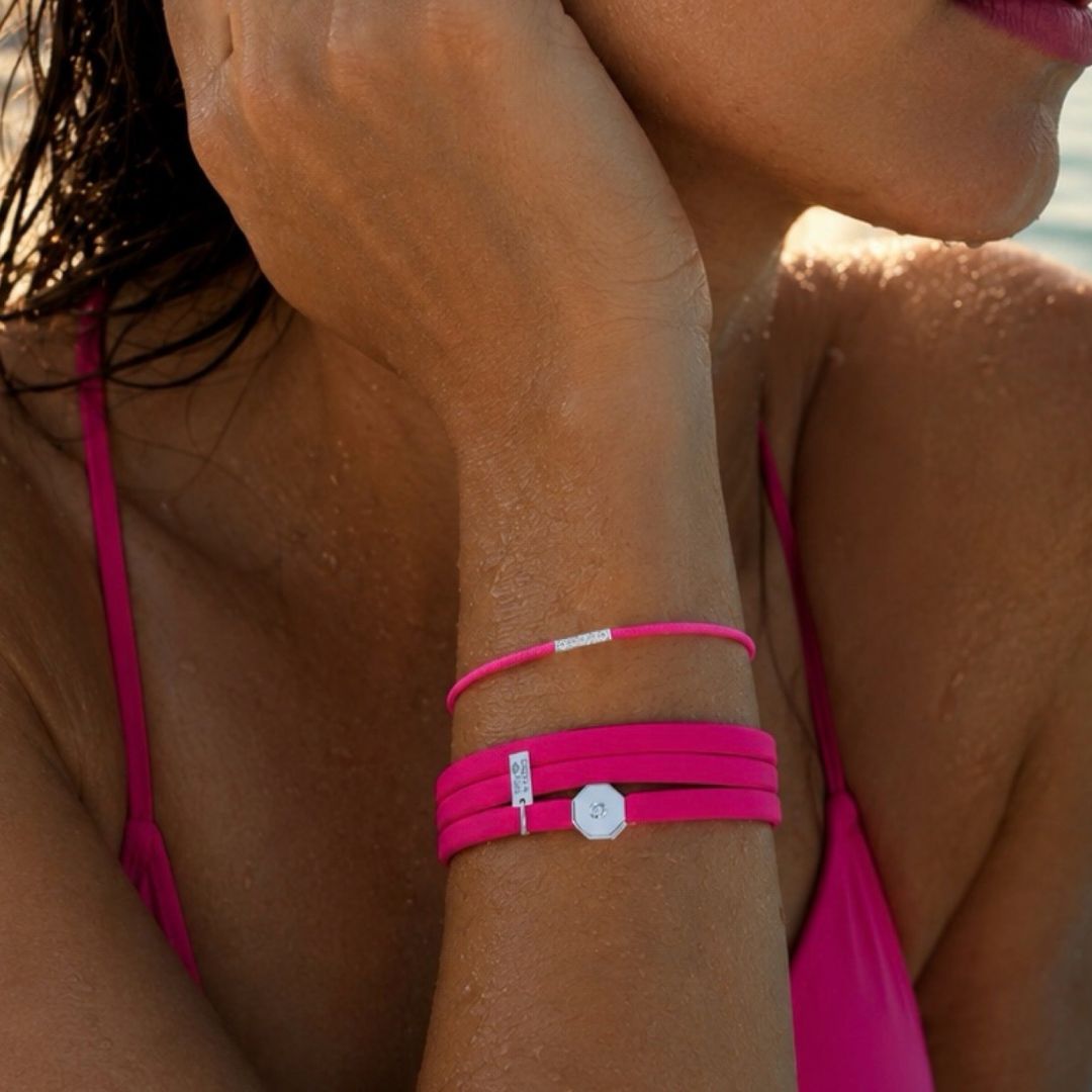 bracelet "sunny octogone" diamant, argent