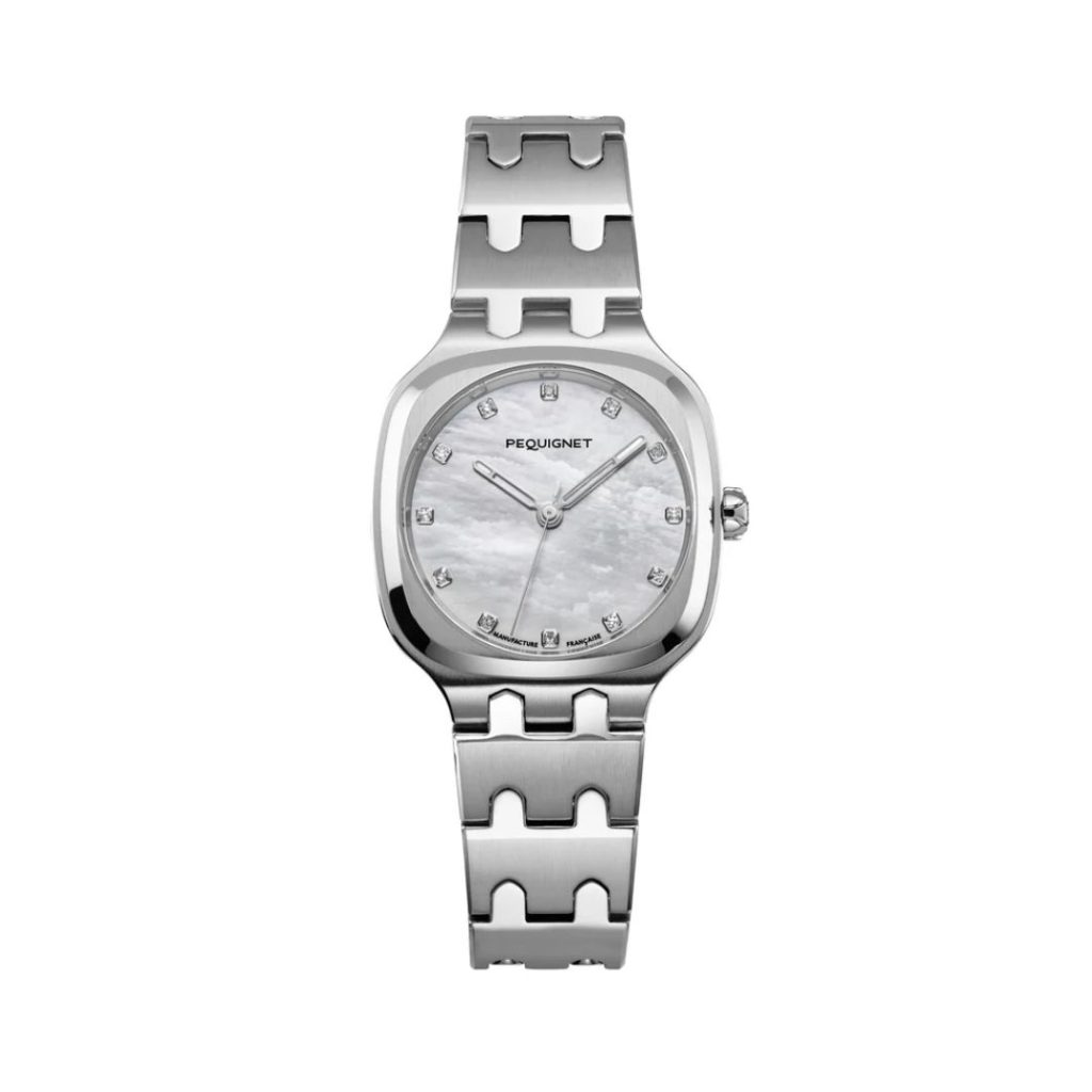 montre concorde, diamants, cadran nacre