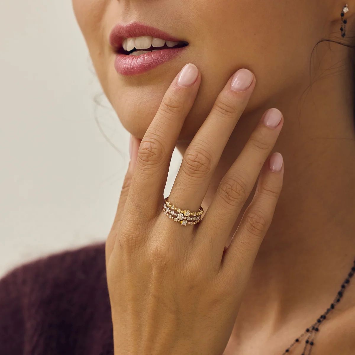 bague solitaire gigi, or jaune, t 52