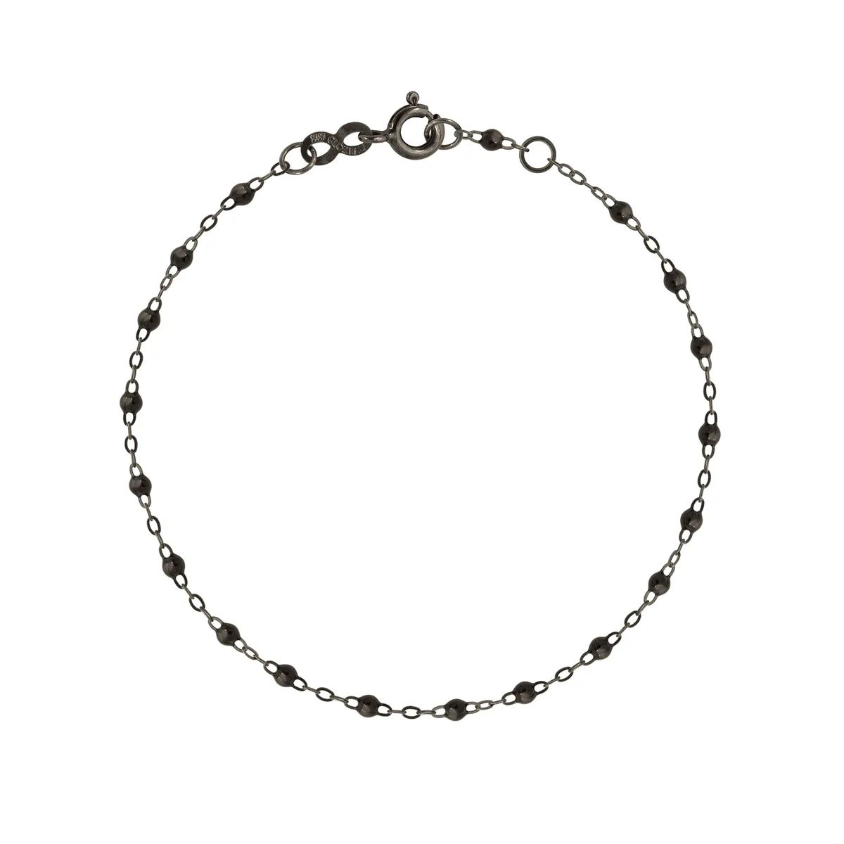 bracelet black on black classique gigi, or noir, 19 cm
